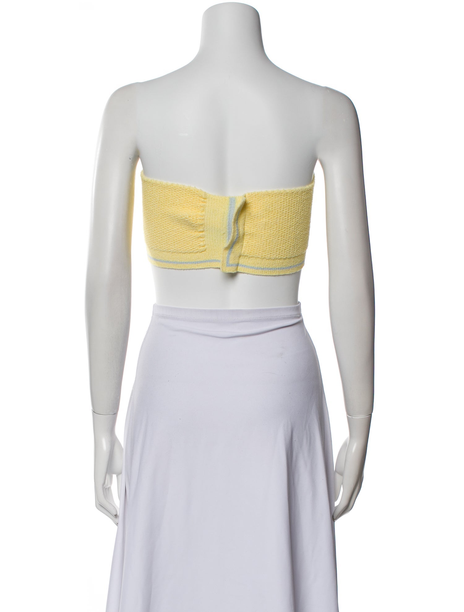 Jacquemus Strapless Crop Top